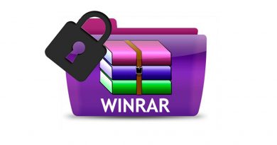 WinRar memiliki fitur enkripsi yang memungkin file untuk diproteksi dengan password